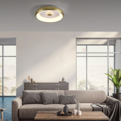 14384-60 VERTIGO LAMPA SUFITOWA MATOWY MOSIĄDZ