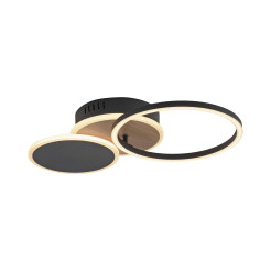 14116-78 SEVENT LAMPA SUFITOWA CZARNY/DREWNO