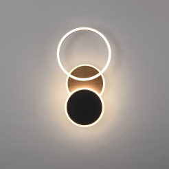 14116-78 SEVENT LAMPA SUFITOWA CZARNY/DREWNO
