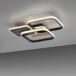 14117-78 SEVENT LAMPA SUFITOWA CZARNY/DREWNO