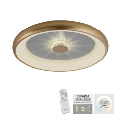 14386-60 VERTIGO LAMPA SUFITOWA MATOWY MOSIĄDZ
