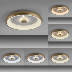 14386-60 VERTIGO LAMPA SUFITOWA MATOWY MOSIĄDZ