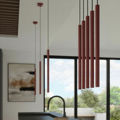 Lampa wisząca PASTELO 1 burgund SL.2121