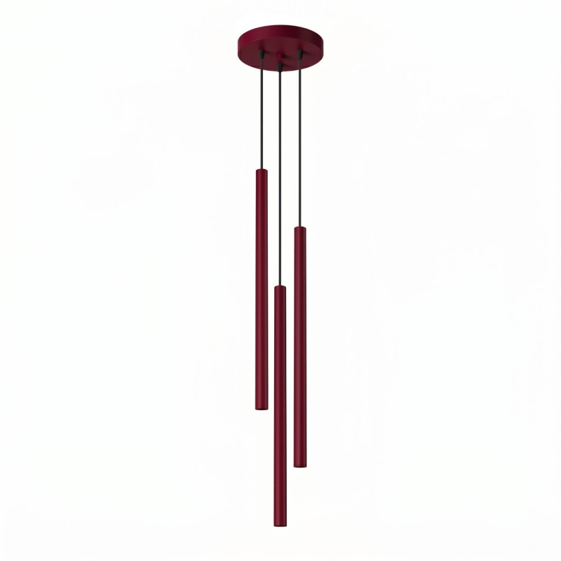Lampa wisząca PASTELO 3P burgund SL.2123