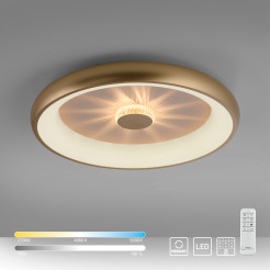 14386-60 VERTIGO LAMPA SUFITOWA MATOWY MOSIĄDZ