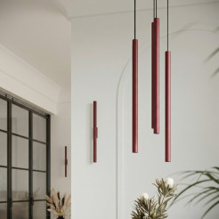 Lampa wisząca PASTELO 3P burgund SL.2123