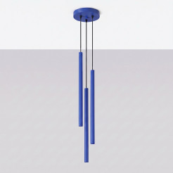 Lampa wisząca PASTELO 3P ultramaryna SL.2127