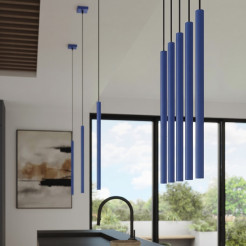 Lampa wisząca PASTELO 3P ultramaryna SL.2127