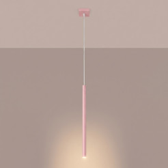 Lampa wisząca PASTELO 1 różowa SL.2129