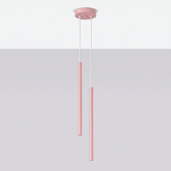 Lampa wisząca PASTELO 2 różowa SL.2130