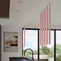 Lampa wisząca PASTELO 3P różowa SL.2131