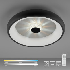 14384-18 VERTIGO LAMPA SUFITOWA CZARNY