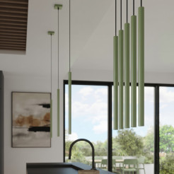 Lampa wisząca PASTELO 2 szałwiowa SL.2134
