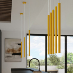 Lampa wisząca PASTELO 2 żółta SL.2138