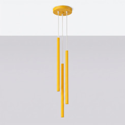 Lampa wisząca PASTELO 3P żółta SL.2139