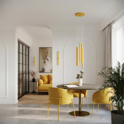 Lampa wisząca PASTELO 3P żółta SL.2139