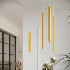 Lampa wisząca PASTELO 3P żółta SL.2139
