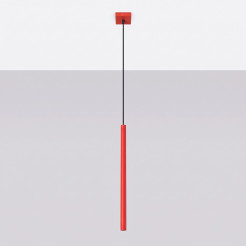 Lampa wisząca PASTELO 1 czerwona SL.2141