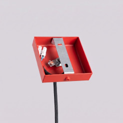 Lampa wisząca PASTELO 1 czerwona SL.2141