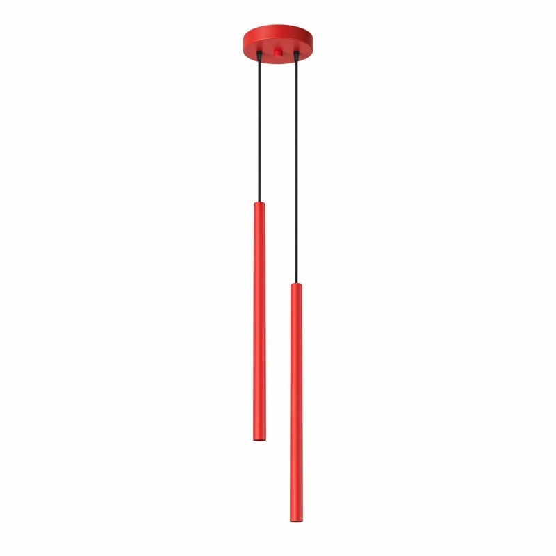 Lampa wisząca PASTELO 2 czerwona SL.2142