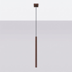 Lampa wisząca PASTELO 1 brązowa SL.2145