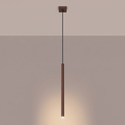 Lampa wisząca PASTELO 1 brązowa SL.2145