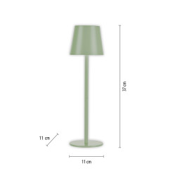 19250-43 EURIA LAMPA STOŁOWA ZIELONY