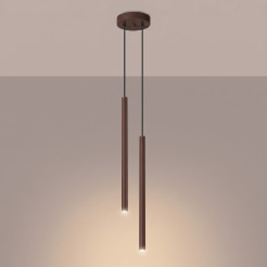 Lampa wisząca PASTELO 2 brązowa SL.2146