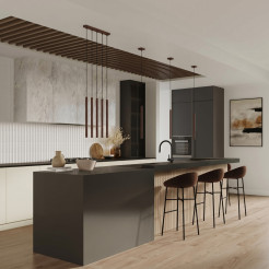 Lampa wisząca PASTELO 2 brązowa SL.2146