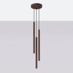 Lampa wisząca PASTELO 3P brązowa SL.2147