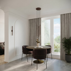 Lampa wisząca PASTELO 3P brązowa SL.2147