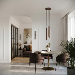 Kinkiet PASTELO 2 brązowy SL.2148
