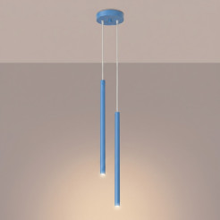 Lampa wisząca PASTELO 2 błękitna SL.2150