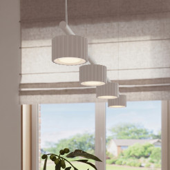 Żyrandol AURA 4 biała Gx53 SL.2695