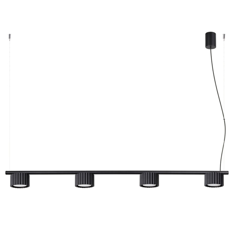 Żyrandol AURA 4 czarna Gx53 SL.2696