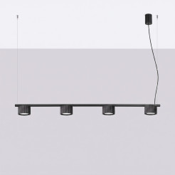 Żyrandol AURA 4 czarna Gx53 SL.2696