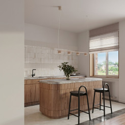 Żyrandol AURA 4 beżowa Gx53 SL.2697