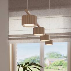 Żyrandol AURA 4 beżowa Gx53 SL.2697