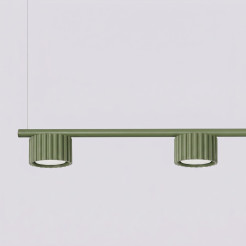 Żyrandol AURA 4 zielona oliwka Gx53 SL.2698