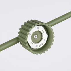 Żyrandol AURA 4 zielona oliwka Gx53 SL.2698