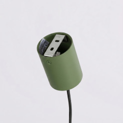 Żyrandol AURA 4 zielona oliwka Gx53 SL.2698