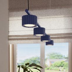 Żyrandol AURA 4 ultramaryna Gx53 SL.2701
