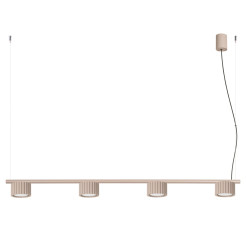 Żyrandol AURA 4 taupe Gx53 SL.2702