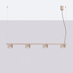 Żyrandol AURA 4 taupe Gx53 SL.2702