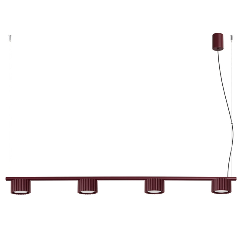 Żyrandol AURA 4 burgund Gx53 SL.2703