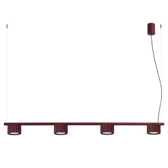 Żyrandol AURA 4 burgund Gx53 SL.2703