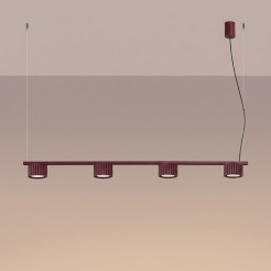 Żyrandol AURA 4 burgund Gx53 SL.2703