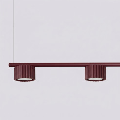 Żyrandol AURA 4 burgund Gx53 SL.2703