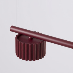 Żyrandol AURA 4 burgund Gx53 SL.2703