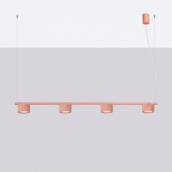 Żyrandol AURA 4 brzoskwiniowa Gx53 SL.2704